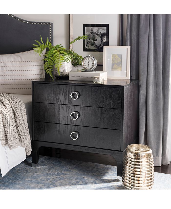Safavieh Lorna 3-Drawer Nightstand, Quick Ship & Reviews ...