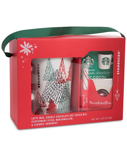 Starbucks Latte Mug Cocoa Gift Set Reviews Food Gourmet Gifts Dining Macy S