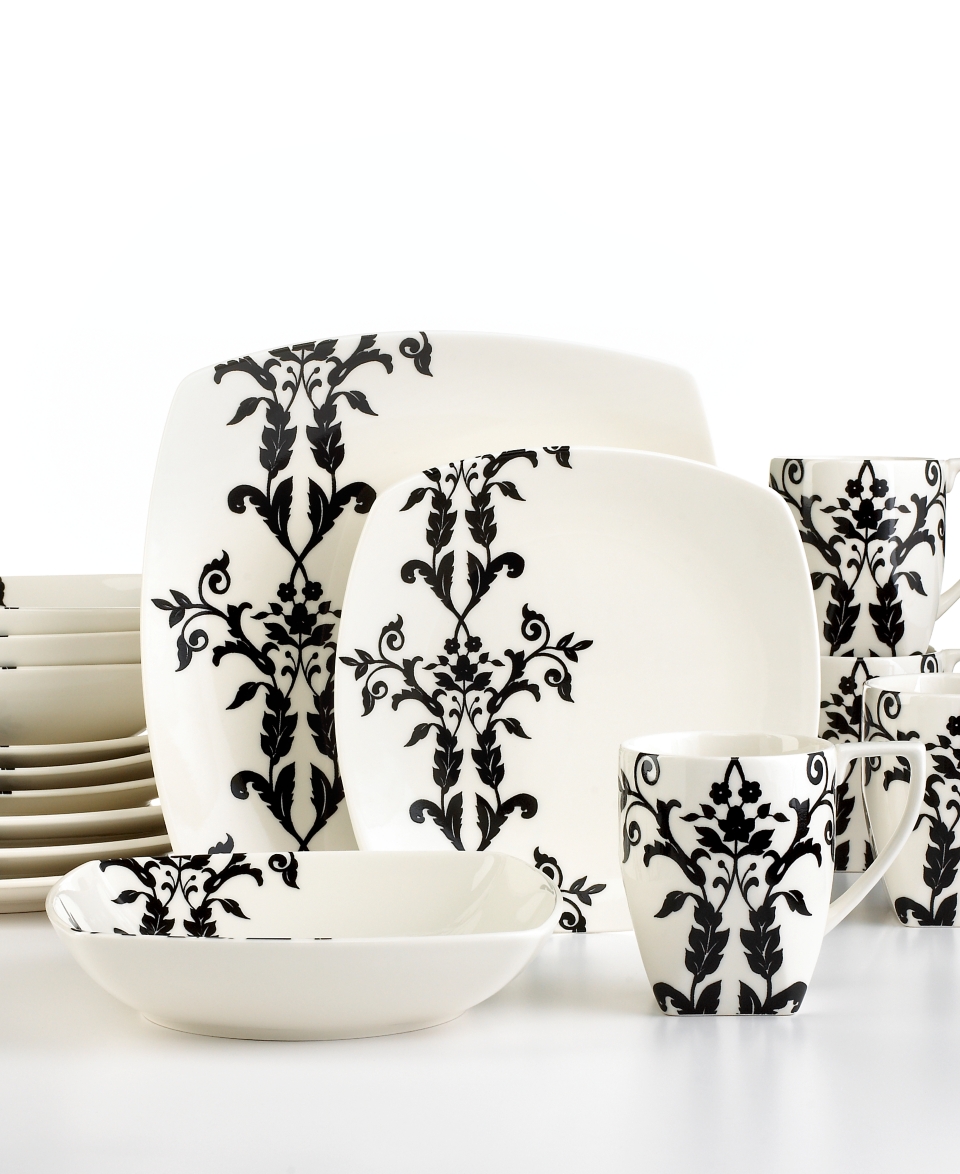 222 Fifth Dinnerware, Antoinette 16 Piece Set   Casual Dinnerware