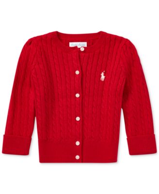 ralph lauren baby girl cardigan