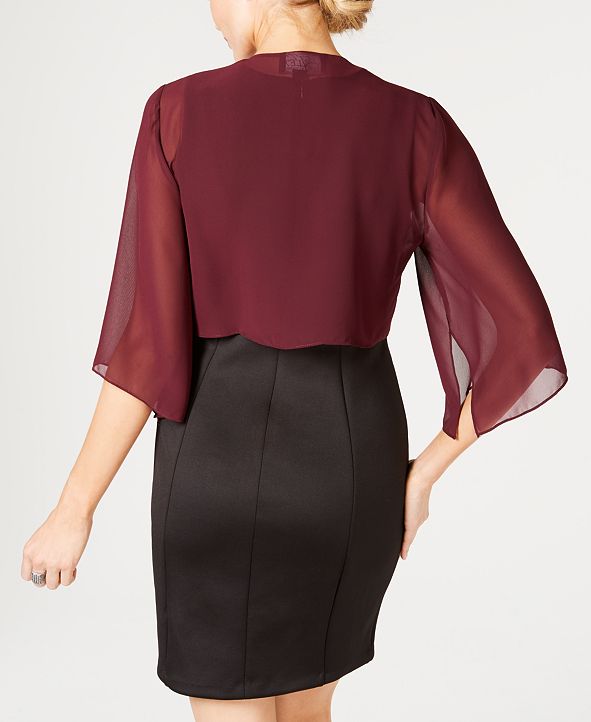 alex evenings chiffon cover up