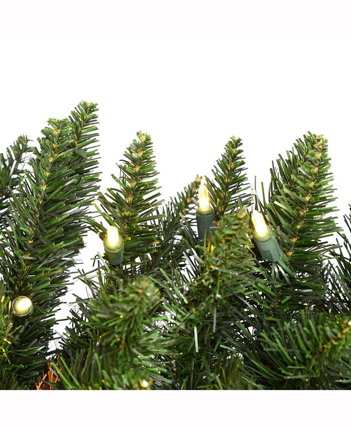 Vickerman 5.5' Durham Pole Pine Artificial Christmas Tree with 150 Warm