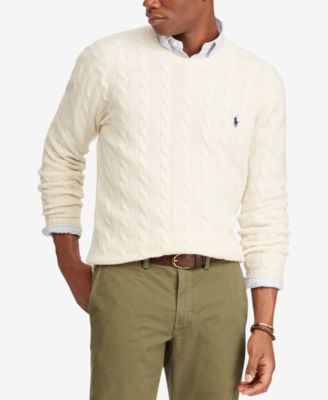 mens polo knit sweater