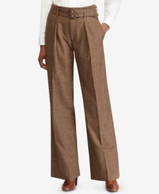 Polo Ralph Lauren Tweed Wide-Leg Pants 