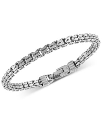 Jewelry Double Box Link Bracelet 