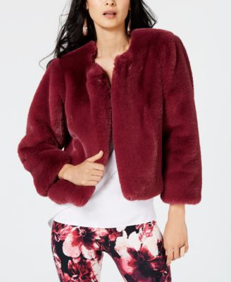 Thalia Sodi Faux-Fur Jacket, Created 