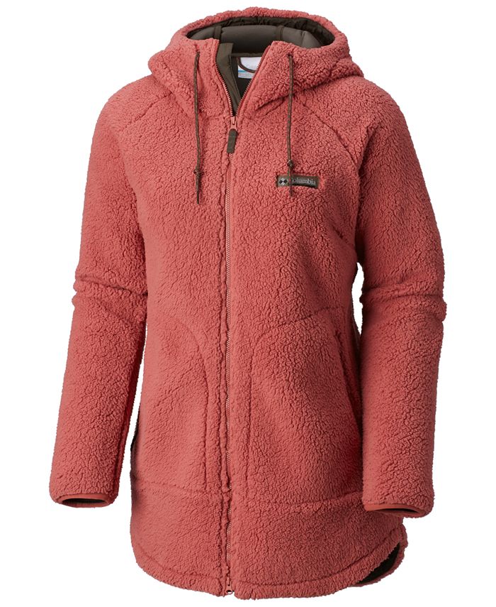 womens columbia sherpa fleece jacket