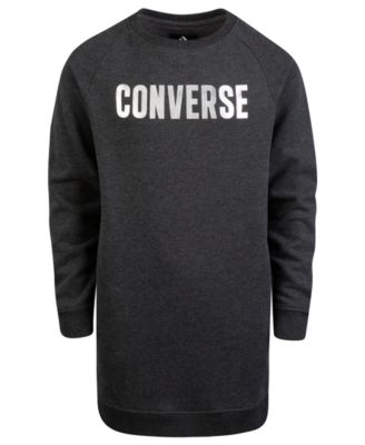 sweater dress with converse