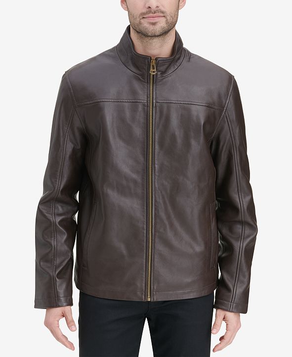 macys mens leather jackets big and tall