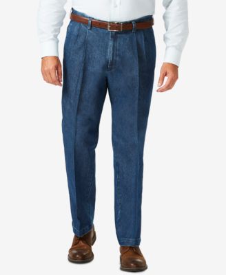 haggar denim slacks