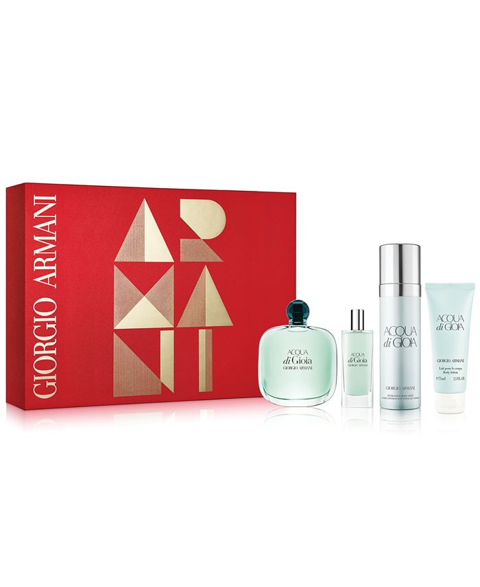 Giorgio Armani 4 Pc Acqua Di Gioia Gift Set Reviews All Perfume Beauty Macy S