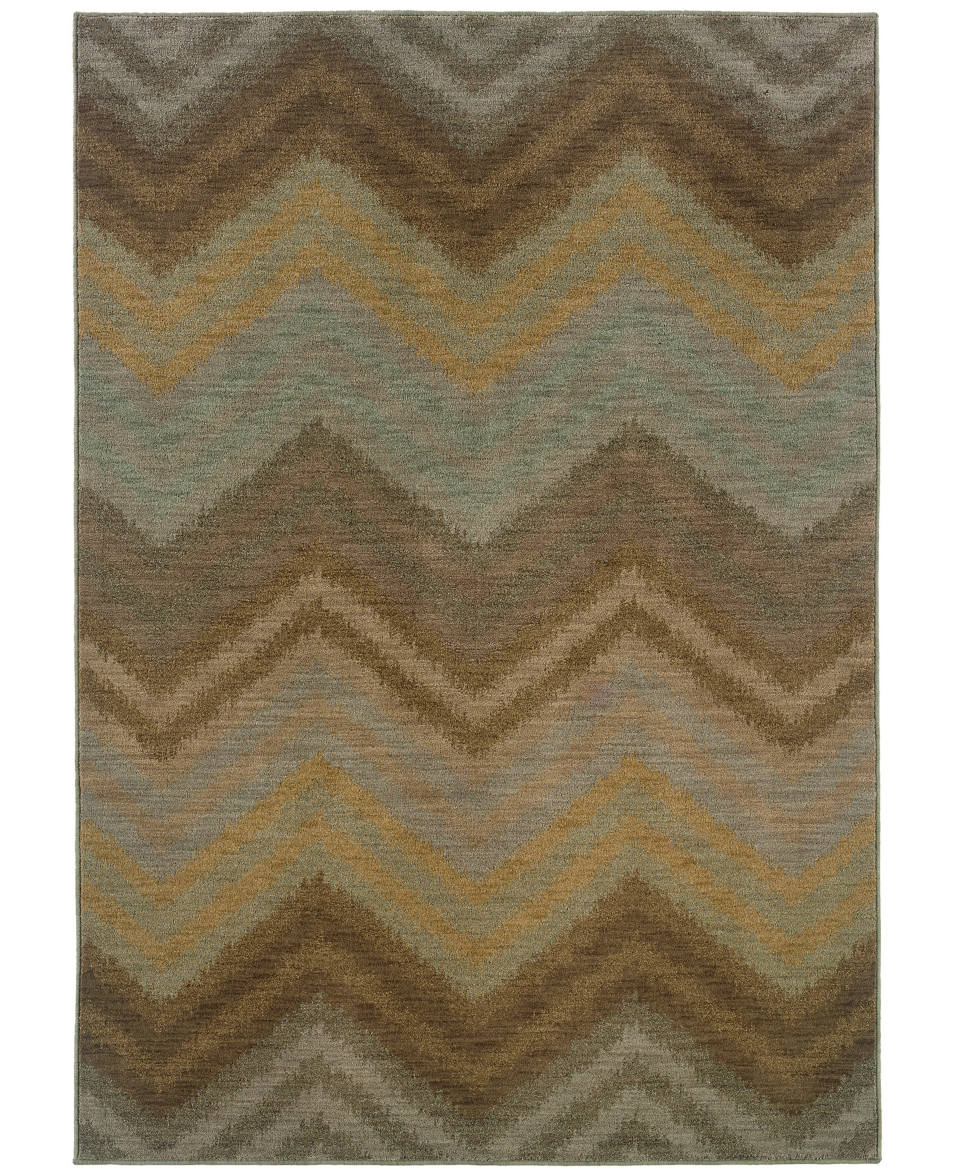 Sphinx Area Rug, Milano 2923C Brown/Blue 53 X 76   Rugss