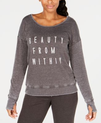 macy's ideology sweatshirt