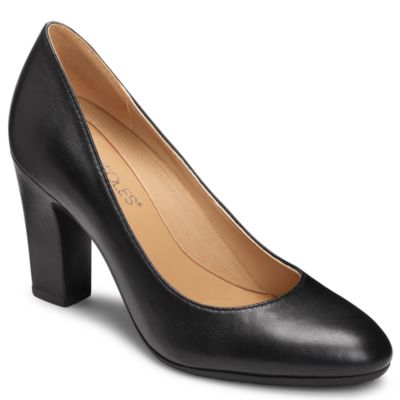 aerosoles black heels