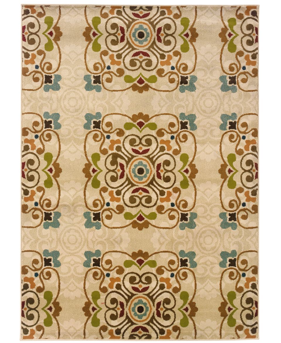 MANUFACTURERS CLOSEOUT Sphinx Area Rug, Tribecca 2818B Gold/Beige 5