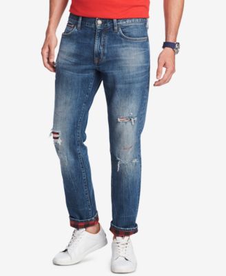 tommy hilfiger ripped jeans mens