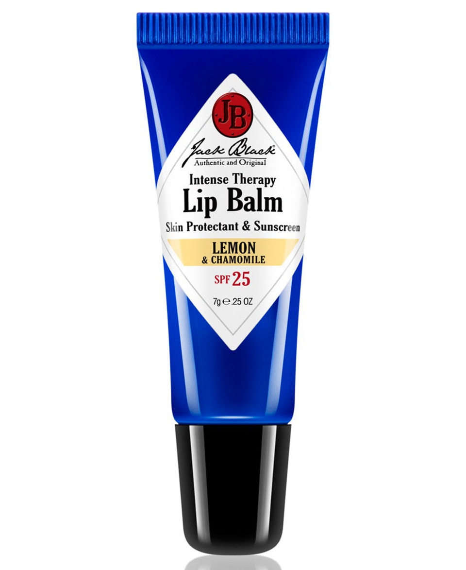 Jack Black Intense Therapy Lip Balm SPF 25 with Lemon & Chamomile, 0