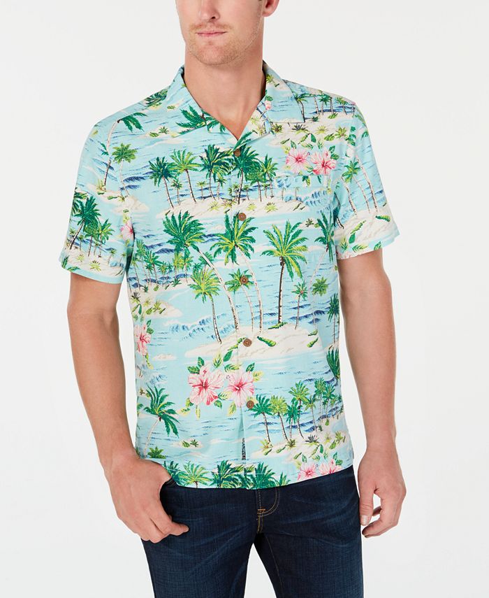 Tommy Bahama Men's Aloha Surf IslandZone Hawaiian Shirt & Reviews