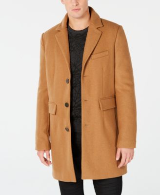 guess men's wool coat