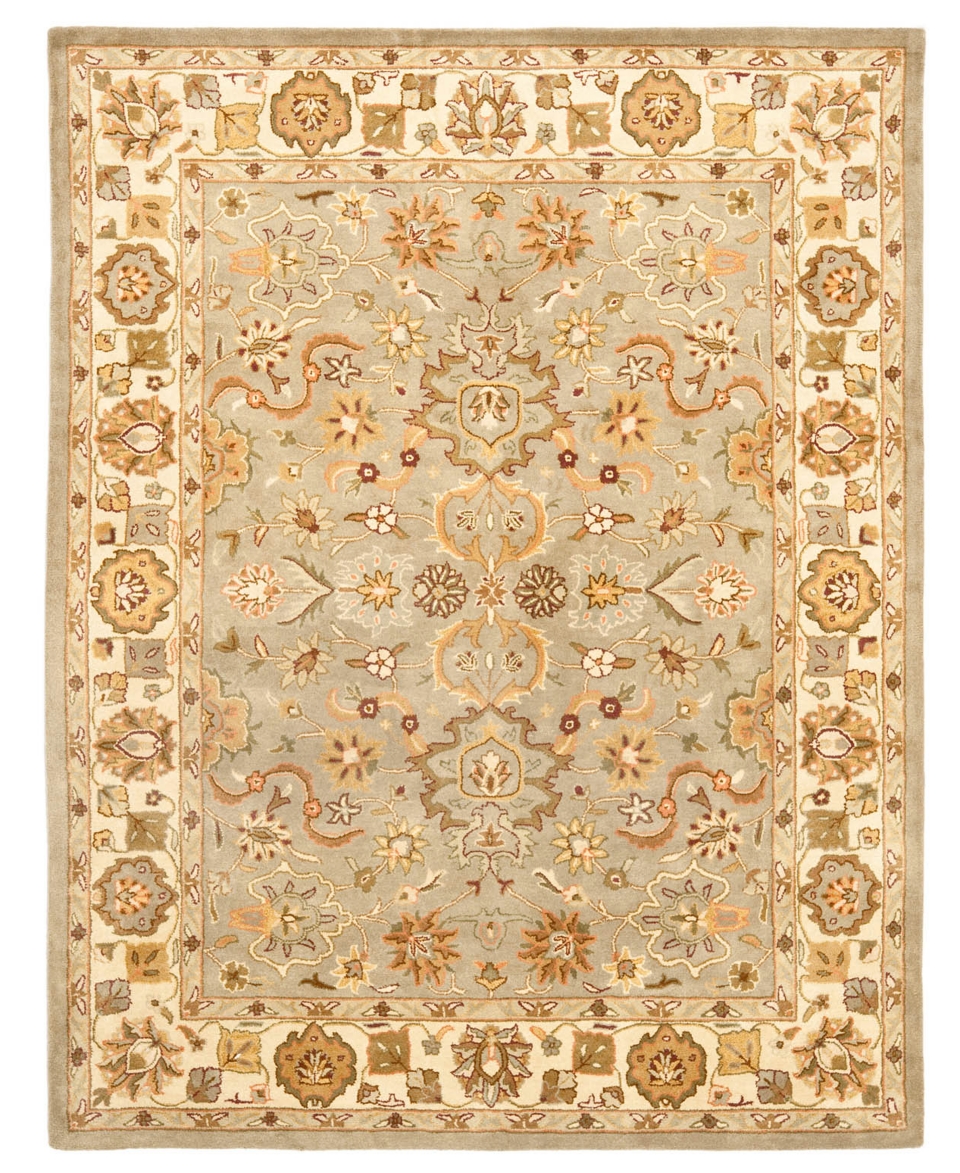 MANUFACTURERS CLOSEOUT Safavieh Area Rug, Heritage HG959A Lt. Green/Beige 5 X 8   Rugs