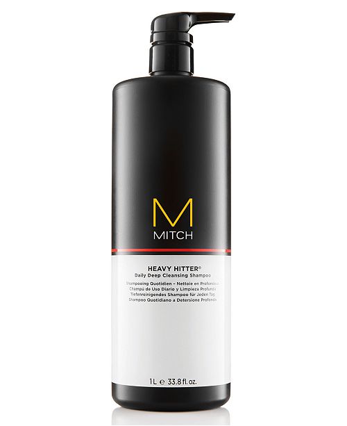 Paul Mitchell Mitch Heavy Hitter Deep Cleansing Shampoo 33 8 Oz From Purebeauty Salon Spa Reviews Hair Care Bed Bath Macy S