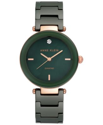 anne klein green dial watch