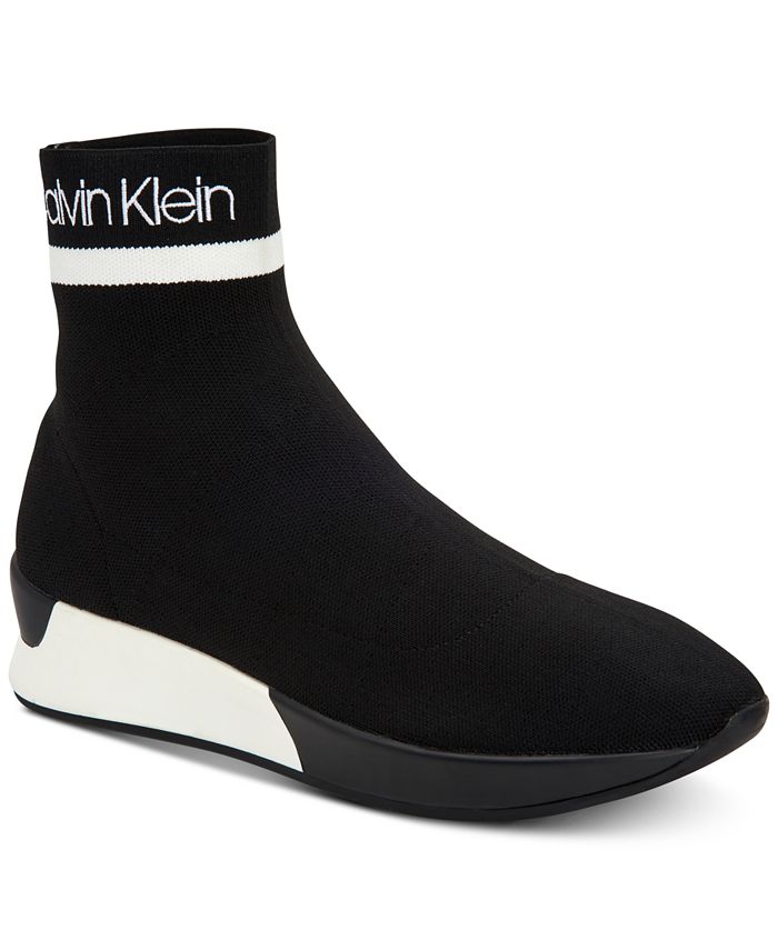 calvin klein umney knit sock sneaker
