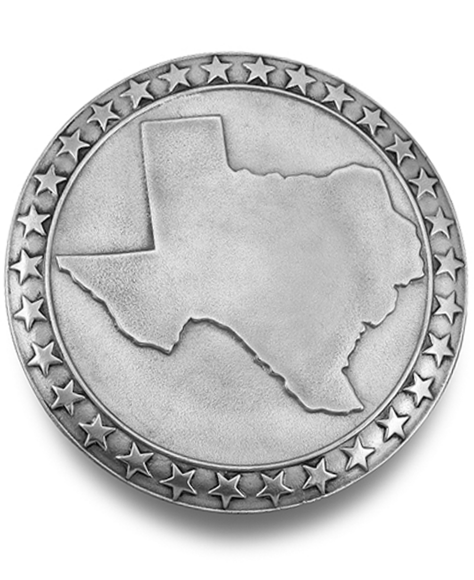 Wilton Armetale Serveware, Texas and Stars Round Tray   Serveware