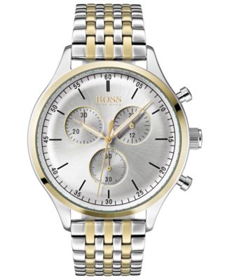 hugo boss watch two tone