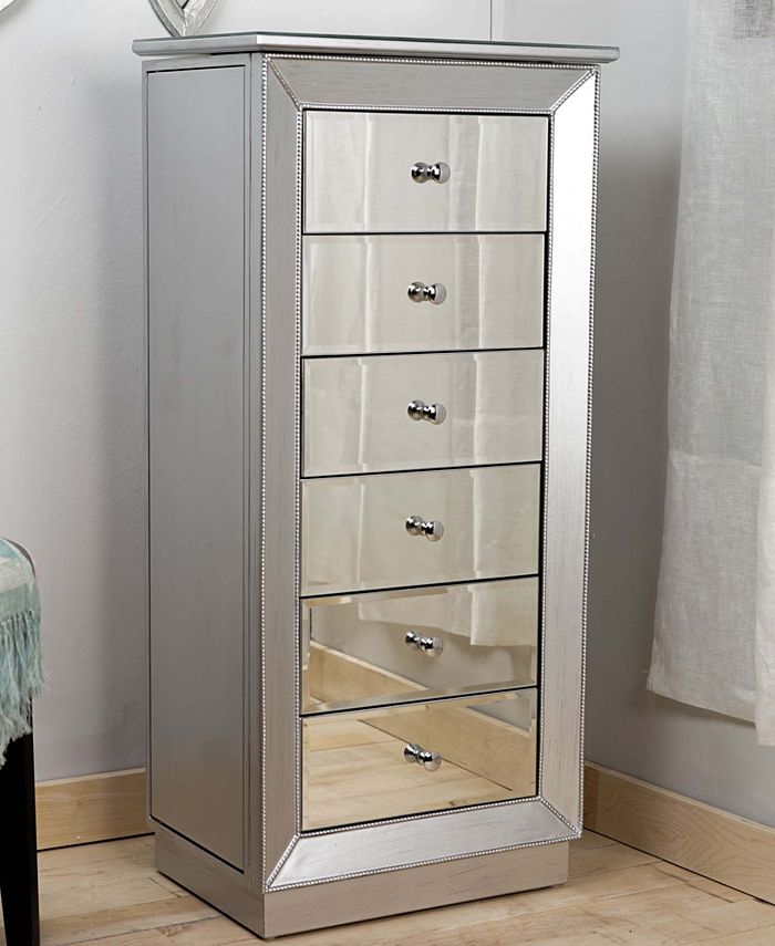Hives Honey Mia Leaf And Mirror Jewelry Armoire Reviews Home Macy S Such a clever idea to keep all your precious belongings in one place when. hives and honey