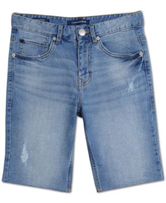 boys ripped jean shorts