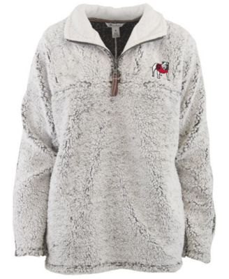 georgia bulldogs sherpa pullover