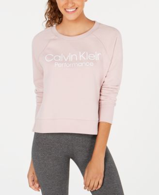 calvin klein performance logo sweatshirt