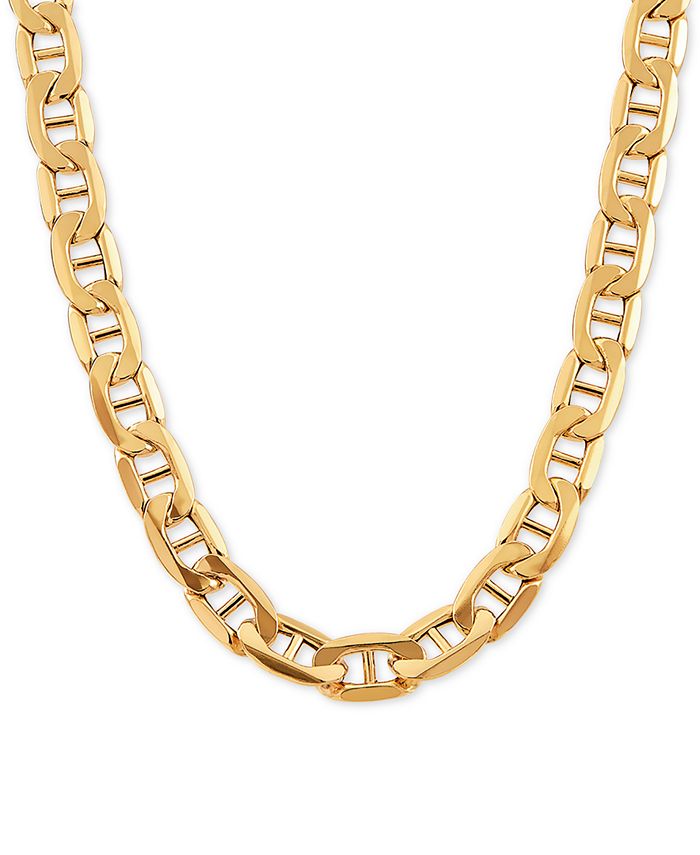 Italian Gold Mariner Link Chain 24" Necklace in 10k Gold & Reviews