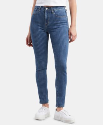 721 High-Rise Pin Stripe Skinny Jeans 