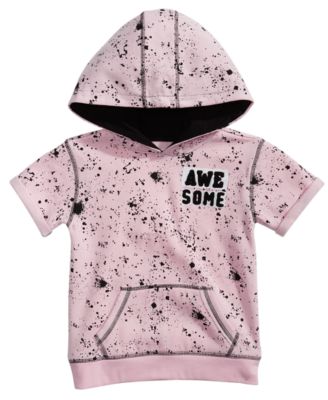 boys short sleeve hoodie
