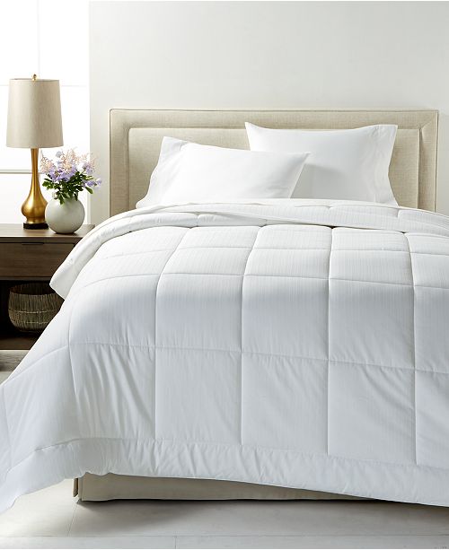 Charter Club Down Alternative Super Luxe 300 Thread Count Twin Comforter Created For Macy S Reviews Comforters Bed Bath Macy S