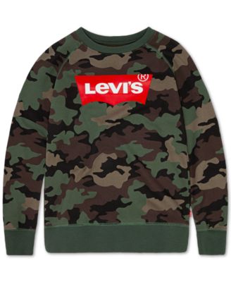 levi's camo sweater