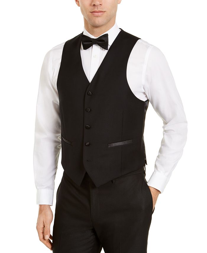 Lauren Ralph Lauren Men's ClassicFit Black Tuxedo Vest & Reviews