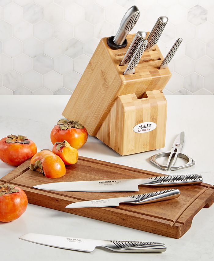 global takashi knife block set
