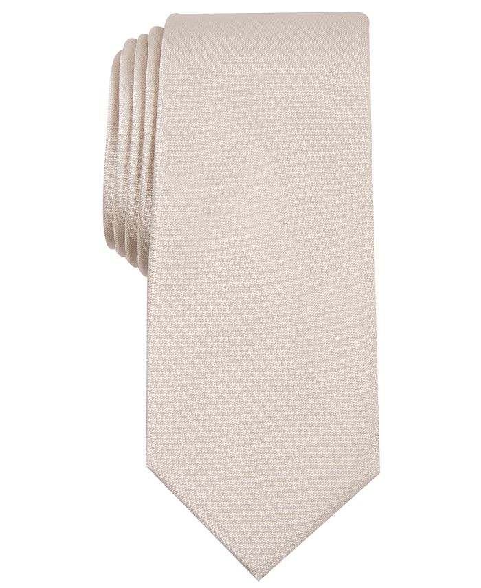 Alfani Men's Solid Texture Slim Tie, Created for Macy's & Reviews ...