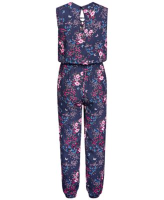 macy's purple jumpsuit