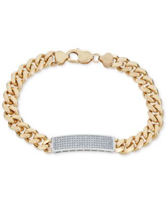 men's tennis bracelet gold
