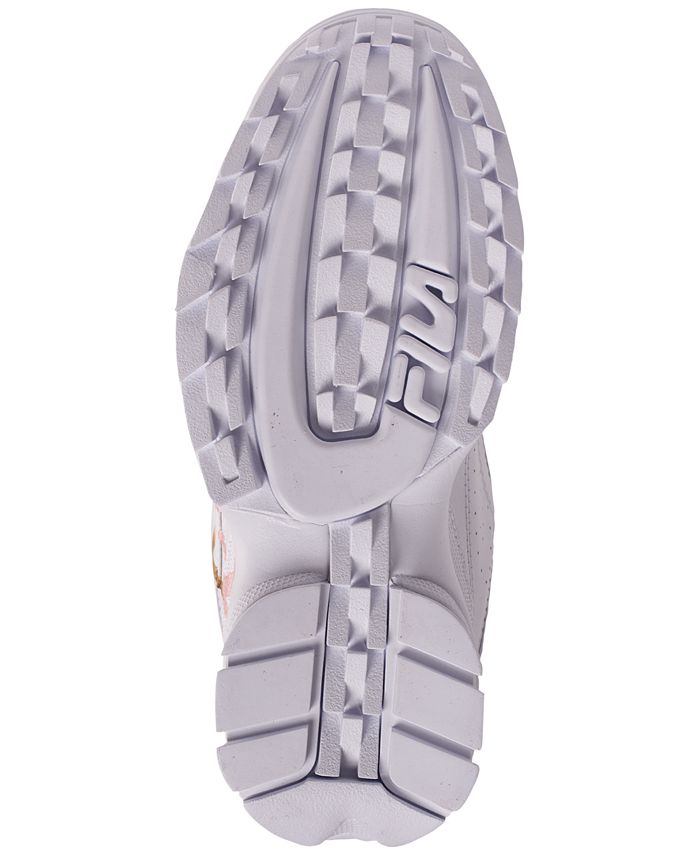 Womens fila disruptor ii premium script athletic shoe best sale