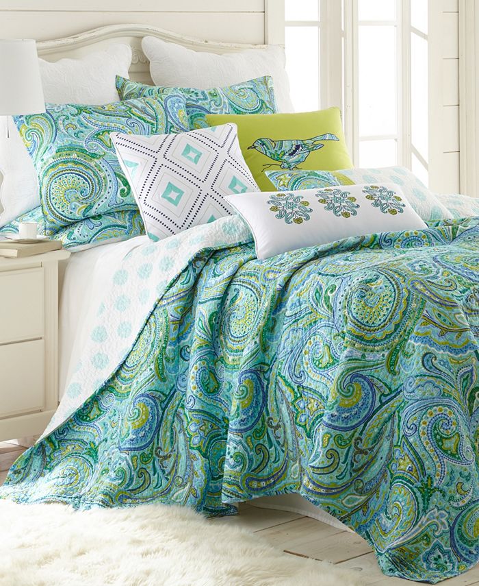 5.0 из 5 звездоч., исходя из 1 оценки товара(1). home darjeeling teal twin quilt set