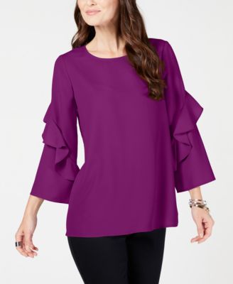 macy's alfani ladies tops