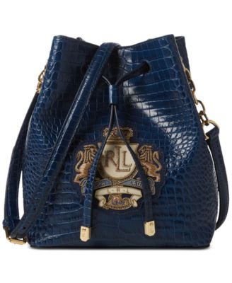 ralph lauren croc bag