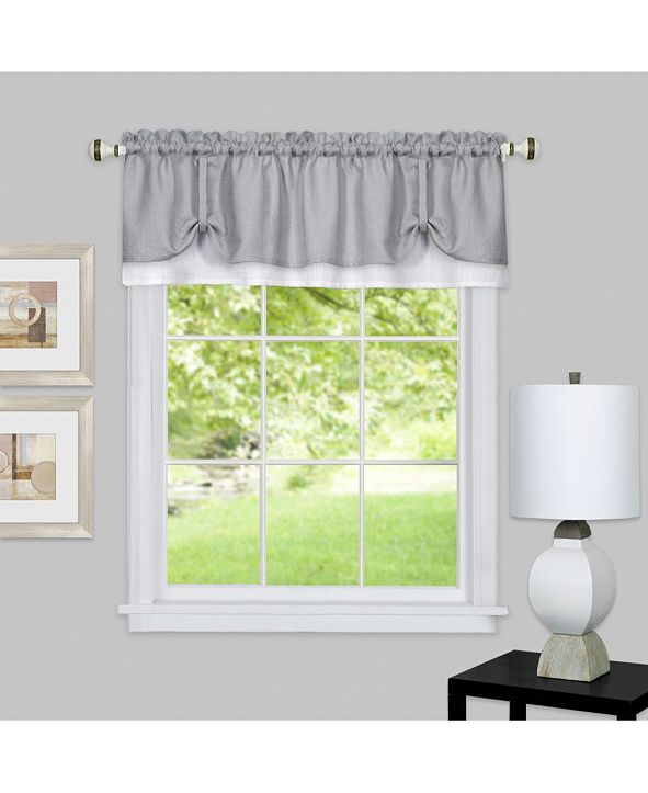 Achim Darcy Window Curtain Valance, 58x14 & Reviews Window Treatments