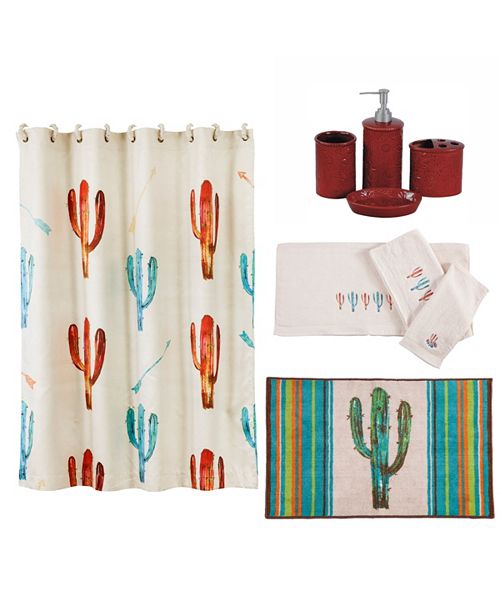 Hiend Accents 21 Pc Cactus Bathroom Set Reviews Bathroom Accessories Bed Bath Macy S