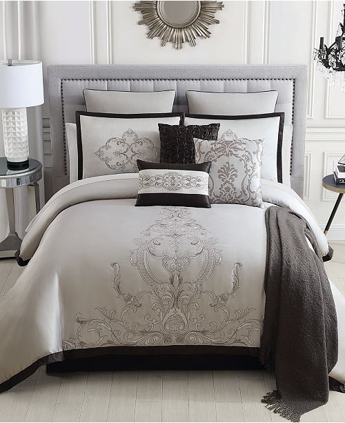Hallmart Collectibles Closeout Eminence 200 Thread Count 14 Pc California King Comforter Set Created For Macy S Reviews Bed In A Bag Bed Bath Macy S